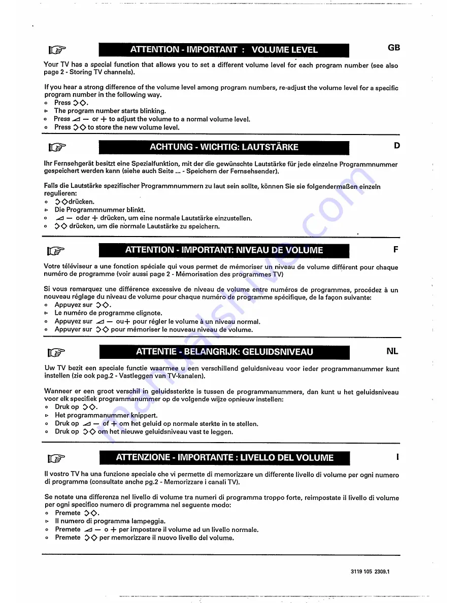 Philips 21PT136A/01 User Manual Download Page 13