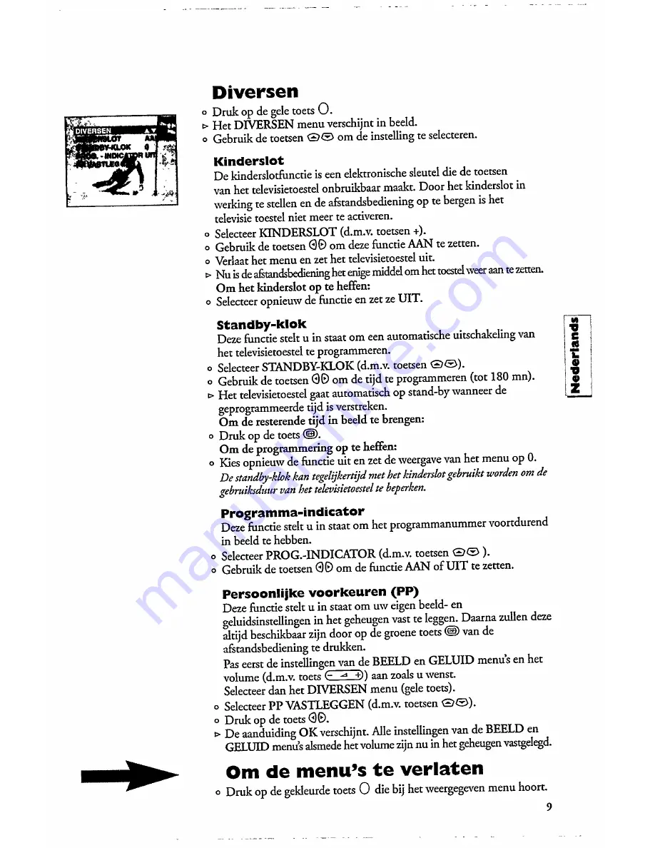 Philips 21PT440B/58B Скачать руководство пользователя страница 11