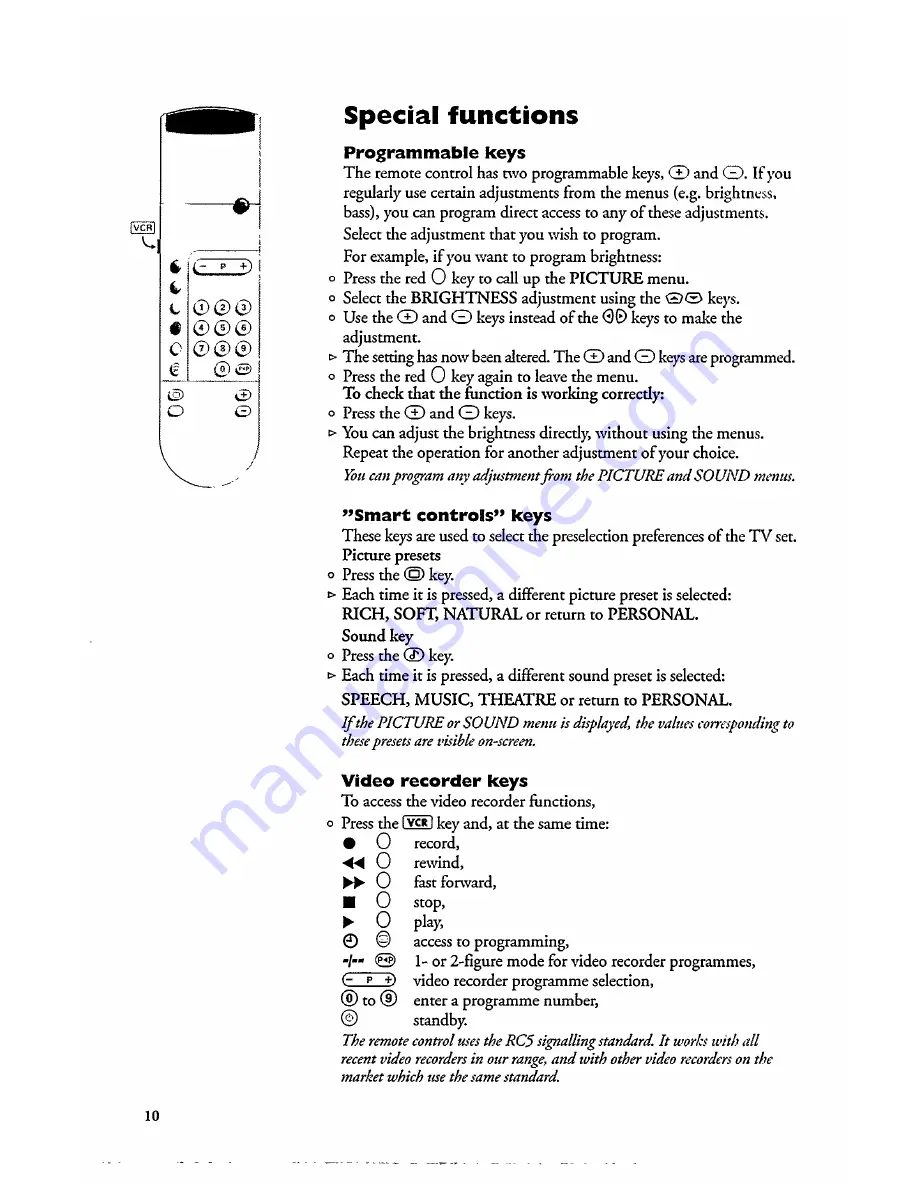 Philips 21PT440B Скачать руководство пользователя страница 12