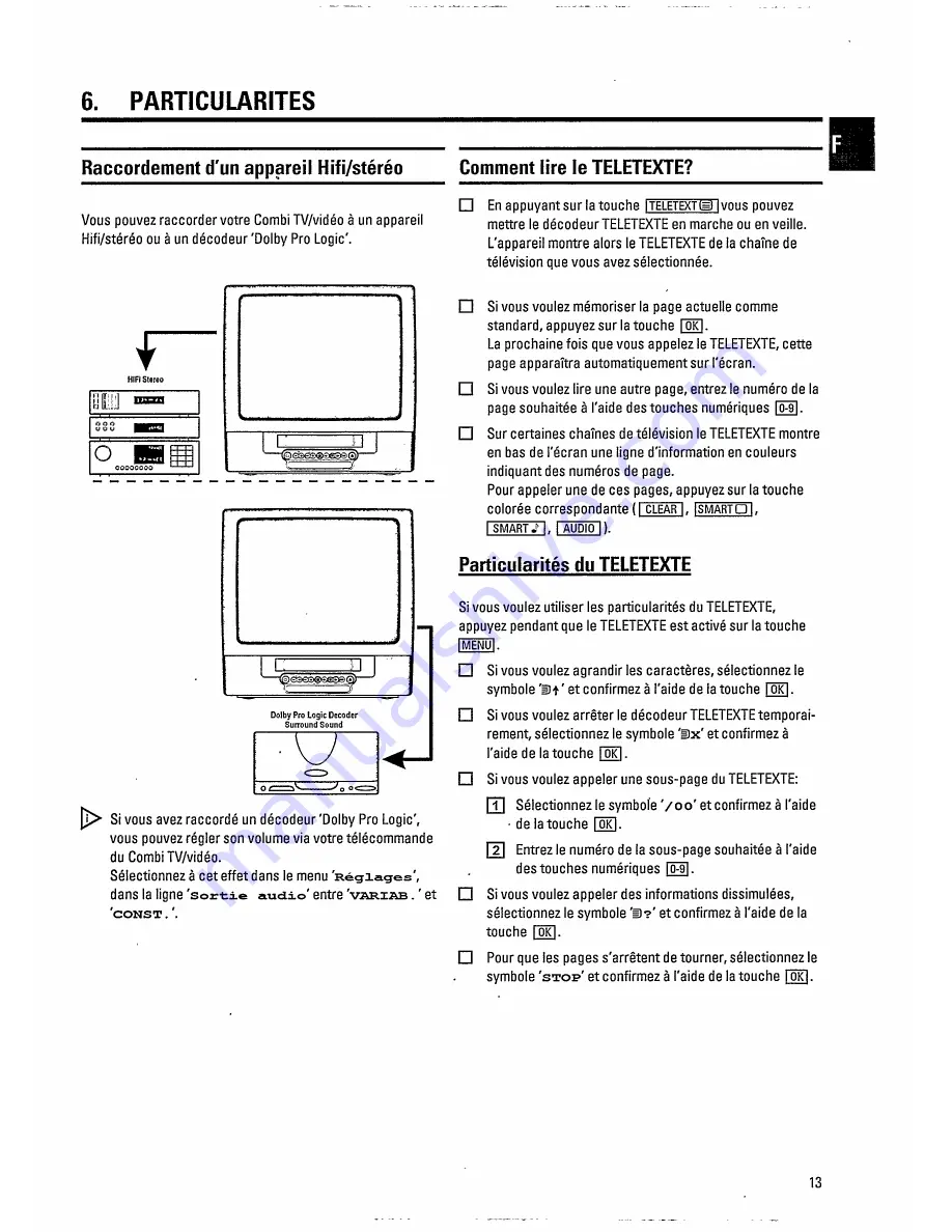 Philips 21PV688 Скачать руководство пользователя страница 17