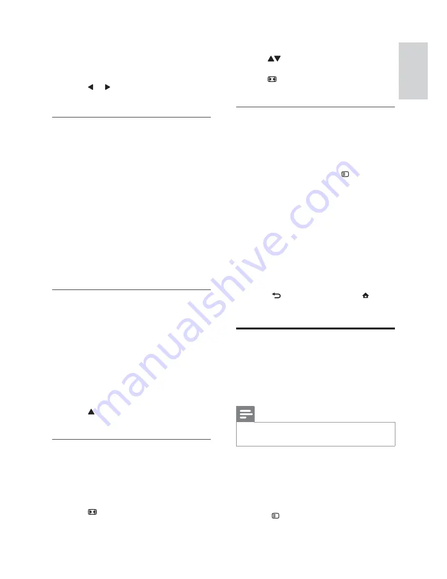 Philips 22PFL5604H/12 User Manual Download Page 20