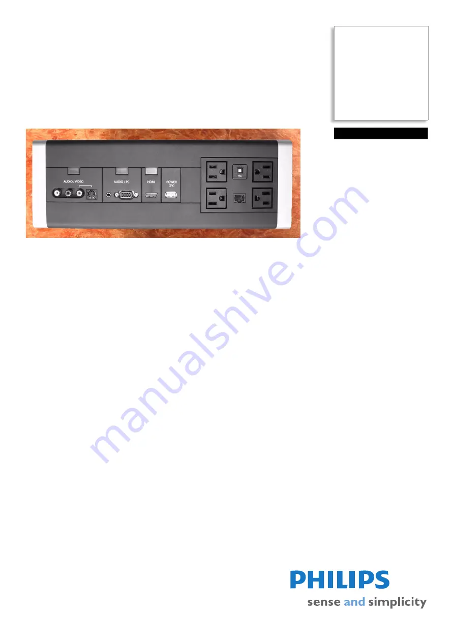 Philips 22PP1101 Specifications Download Page 1