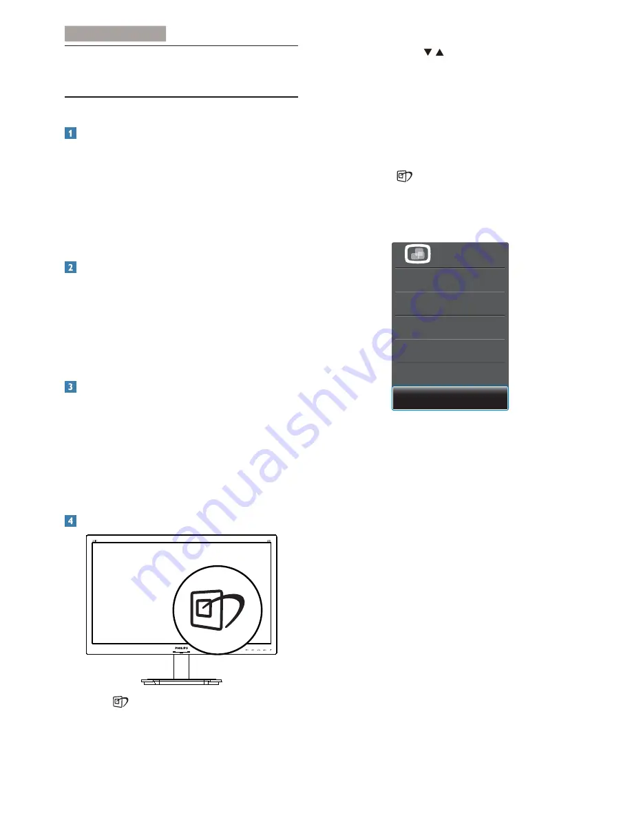 Philips 241S4 User Manual Download Page 13