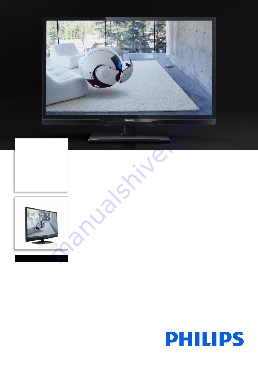 Philips 24PFL3108H/12 Specifications Download Page 1