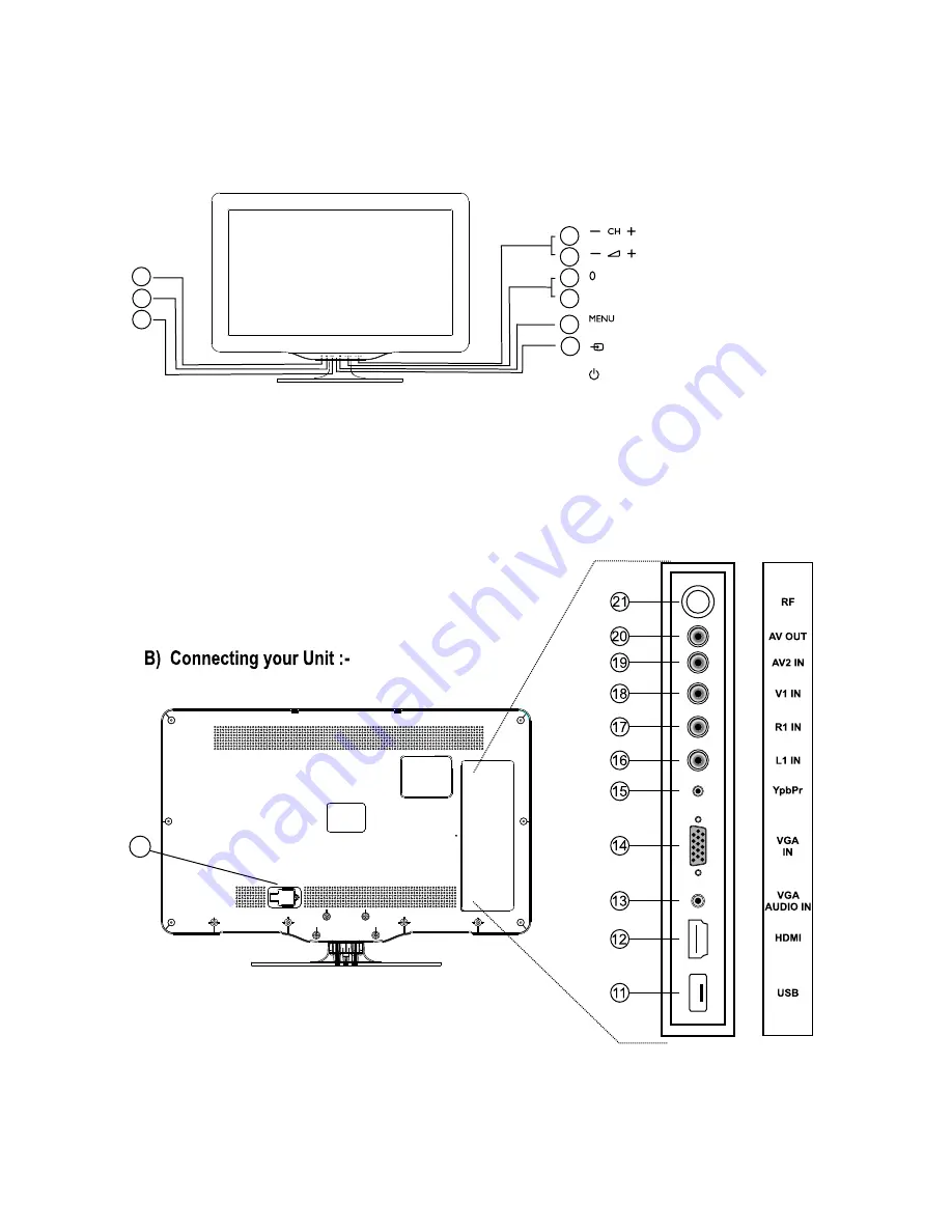 Philips 24PFL5007/V7 Скачать руководство пользователя страница 8