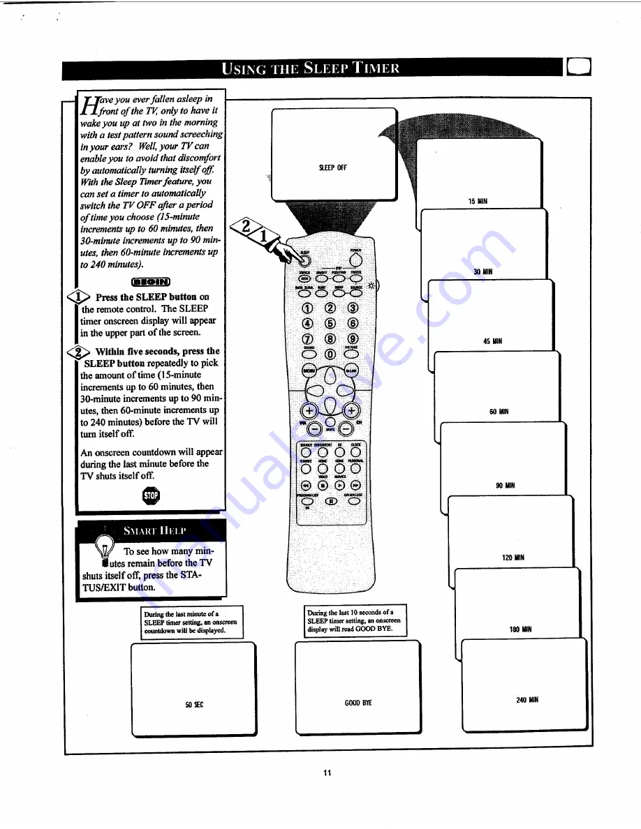 Philips 25-STEREO CTV W-REMOTE CONT-PEWTER-26LL500 Directions For Use Manual Download Page 11