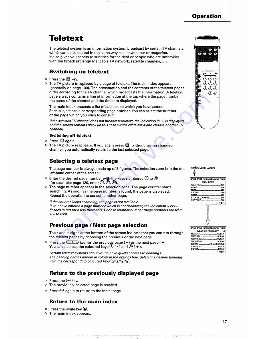 Philips 25PT632A User Manual Download Page 19