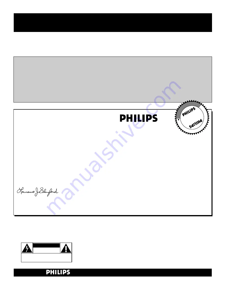 Philips 27-COLOR TV REAL FLAT 27PT633R - Скачать руководство пользователя страница 2