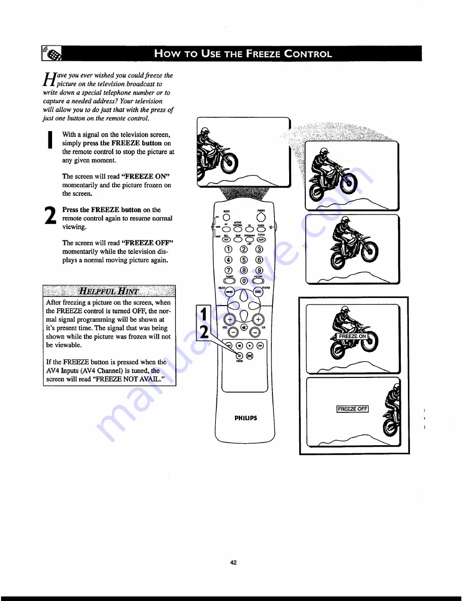 Philips 27PT830H Directions For Use Manual Download Page 42