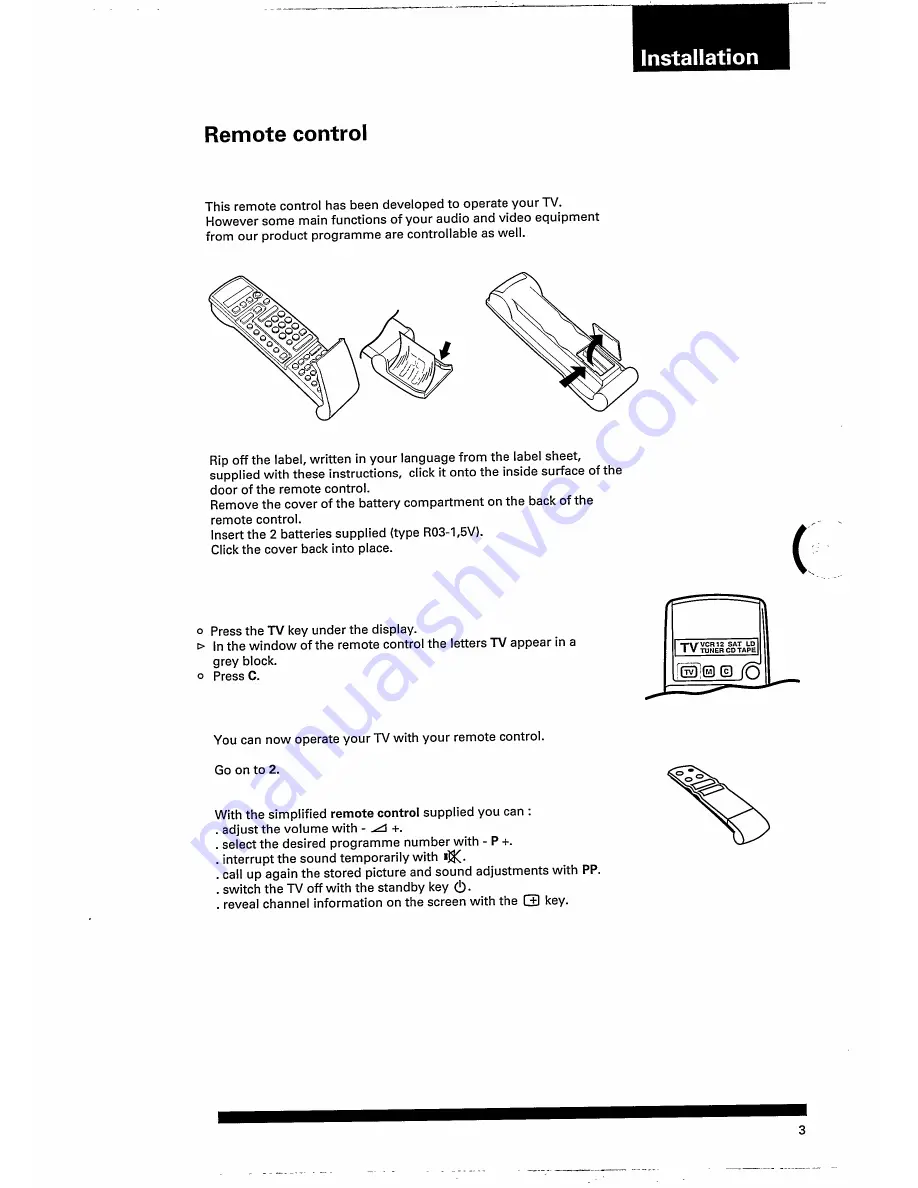 Philips 28ML8765-10B User Manual Download Page 5