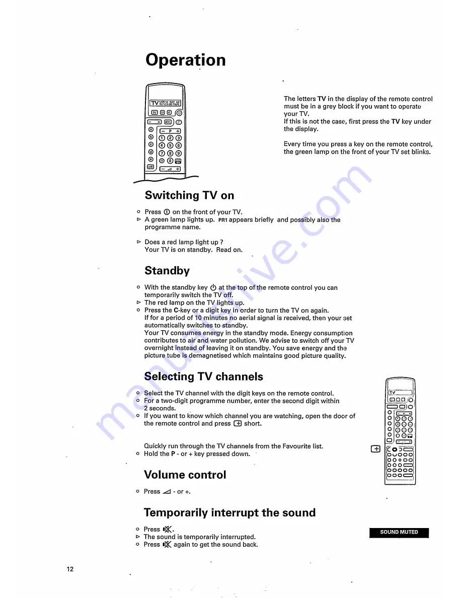 Philips 28PT842B Скачать руководство пользователя страница 14