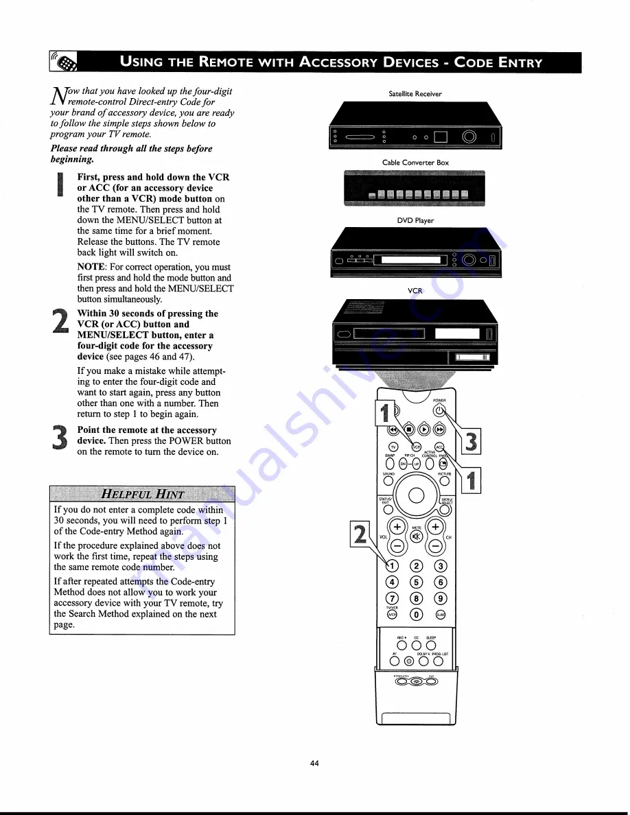 Philips 30 IN WIDESCREEN HDTV MONITOR 30PW862H Directions For Use Manual Download Page 80