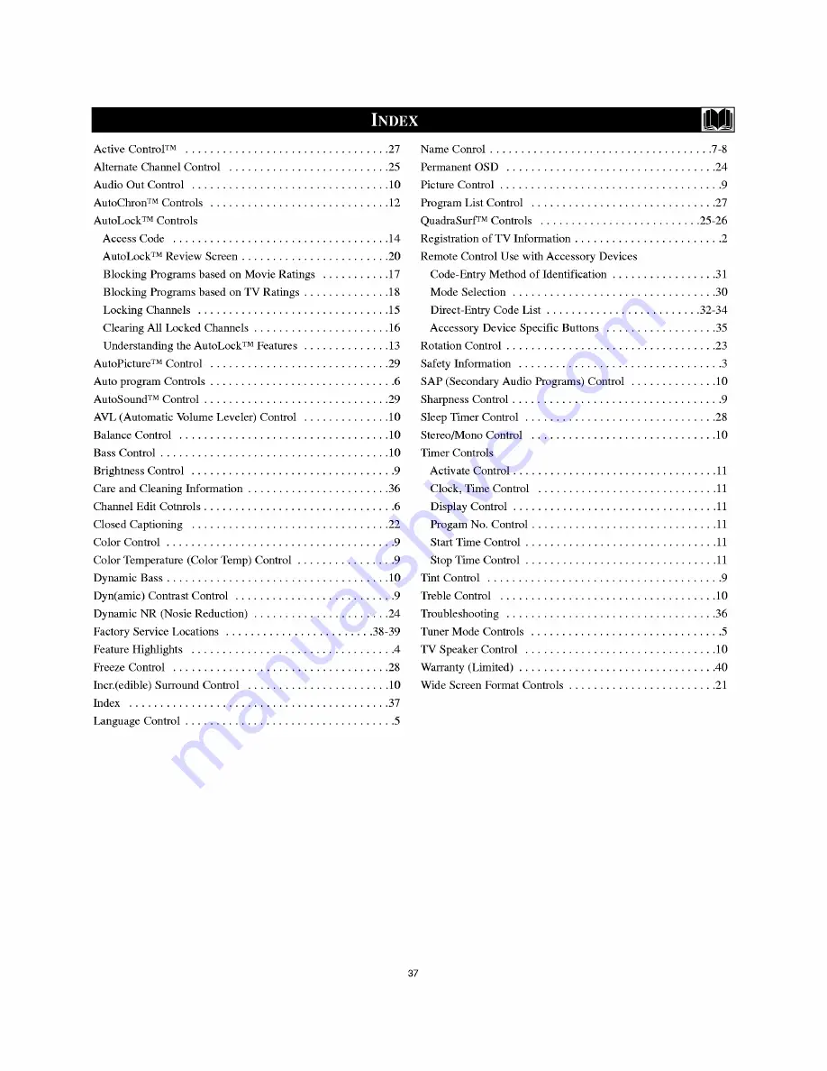 Philips 30PW 8502/37 User Manual Download Page 37