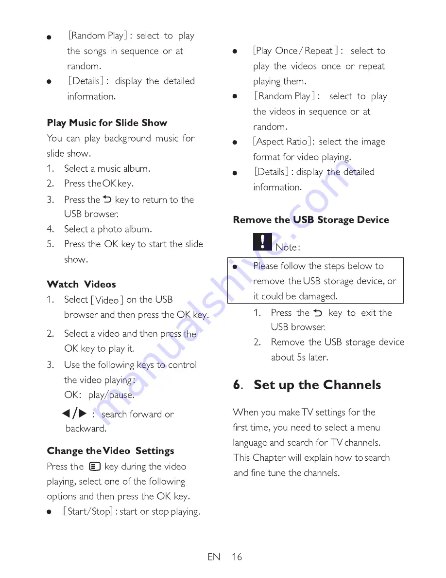 Philips 32FL1335 User Manual Download Page 18