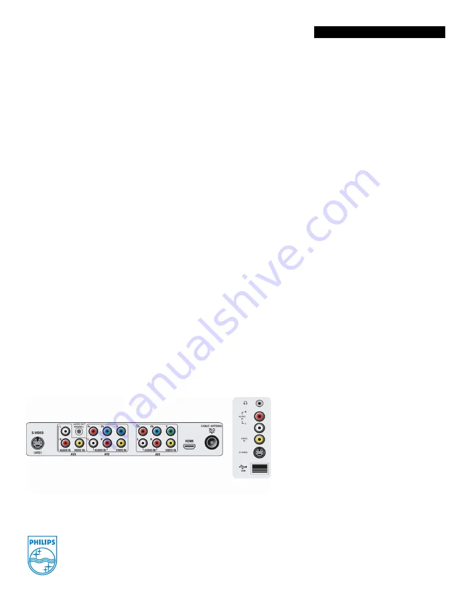 Philips 32PF7421D/37 Specifications Download Page 2