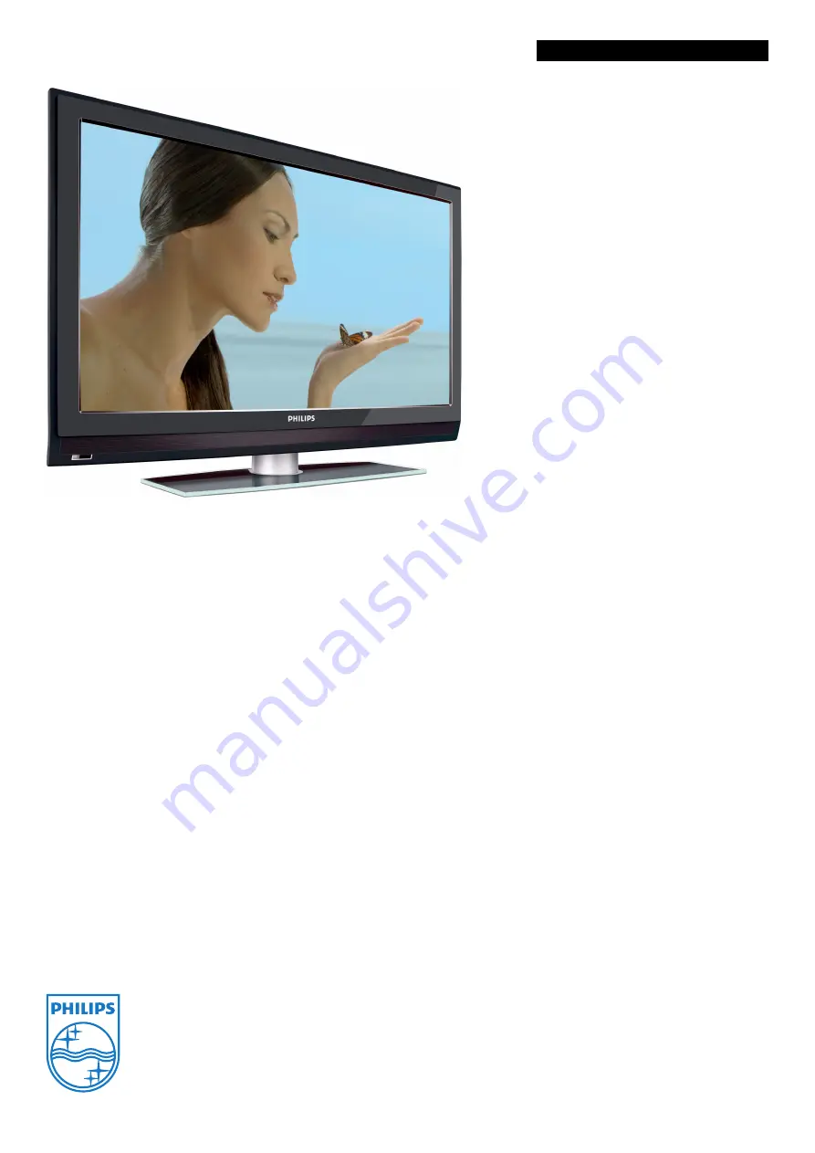 Philips 32PFL5332 Specifications Download Page 3