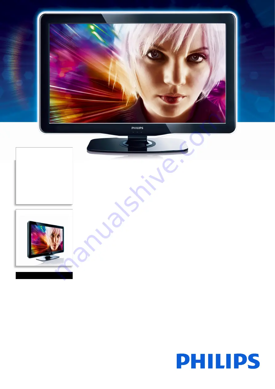 Philips 32PFL5605 Specifications Download Page 1