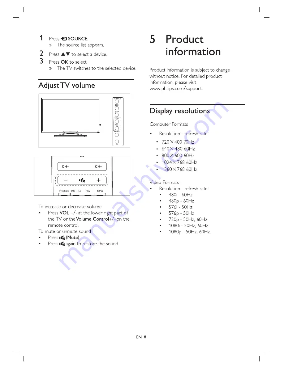 Philips 32PHT5200 User Manual Download Page 10