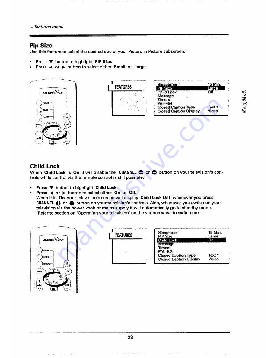 Philips 32PW978A Скачать руководство пользователя страница 23