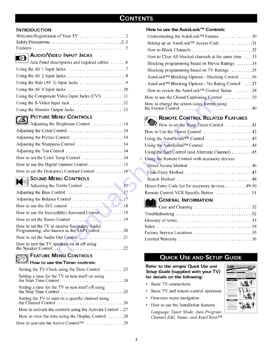 Philips 36PT8320 Directions For Use Manual Download Page 4