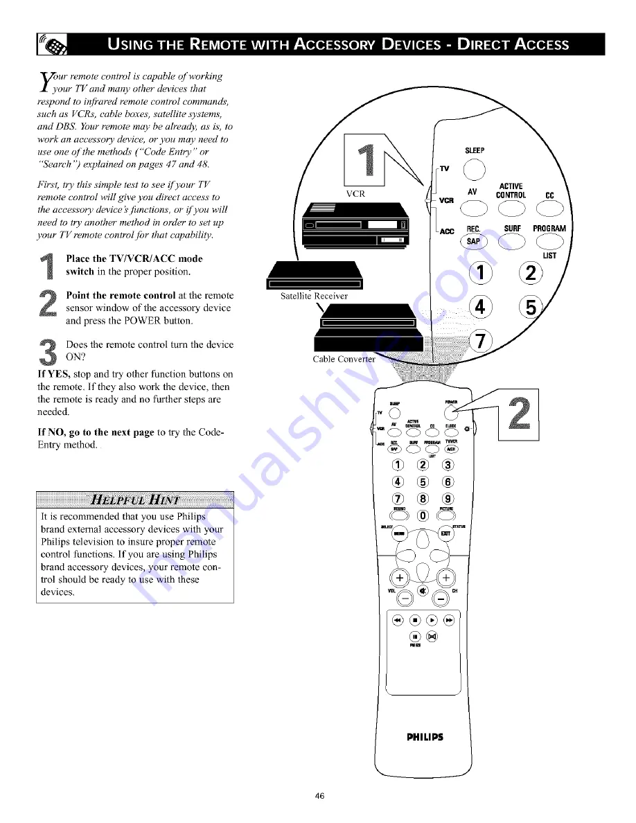 Philips 36PT8320 Скачать руководство пользователя страница 46