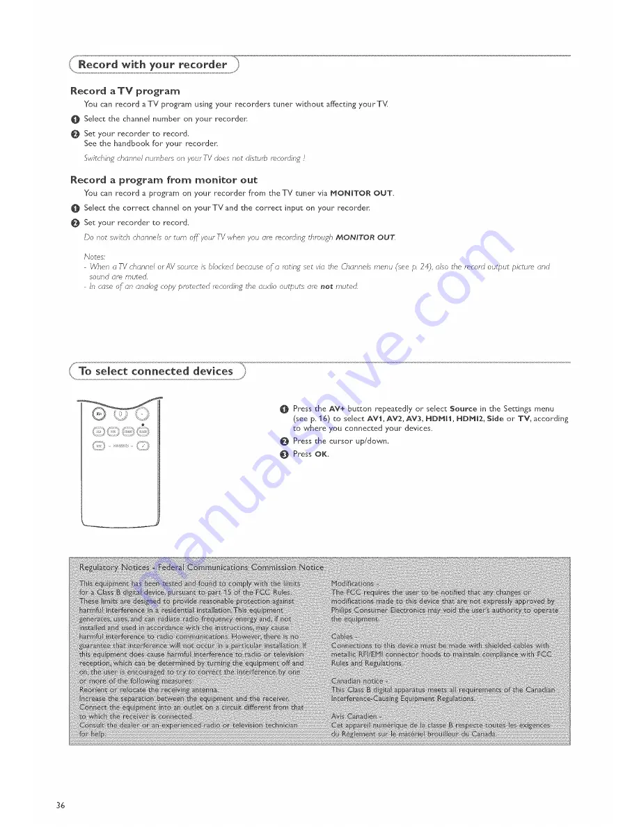 Philips 37PF7320A/37 Owner'S Manual Download Page 38