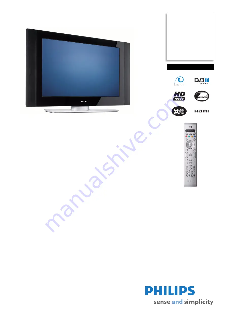 Philips 37PF7531D Specifications Download Page 1