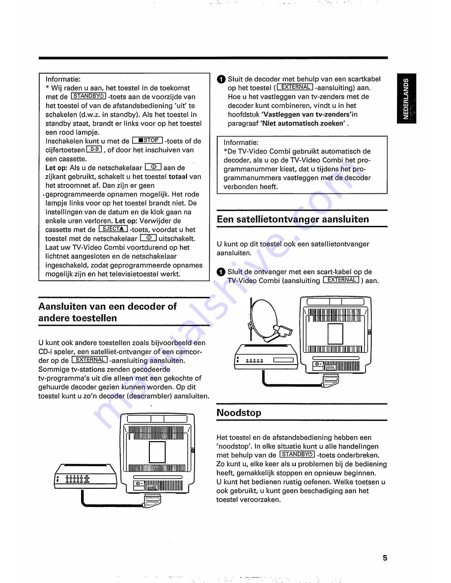 Philips 37TR126 (Dutch) Manual Download Page 7