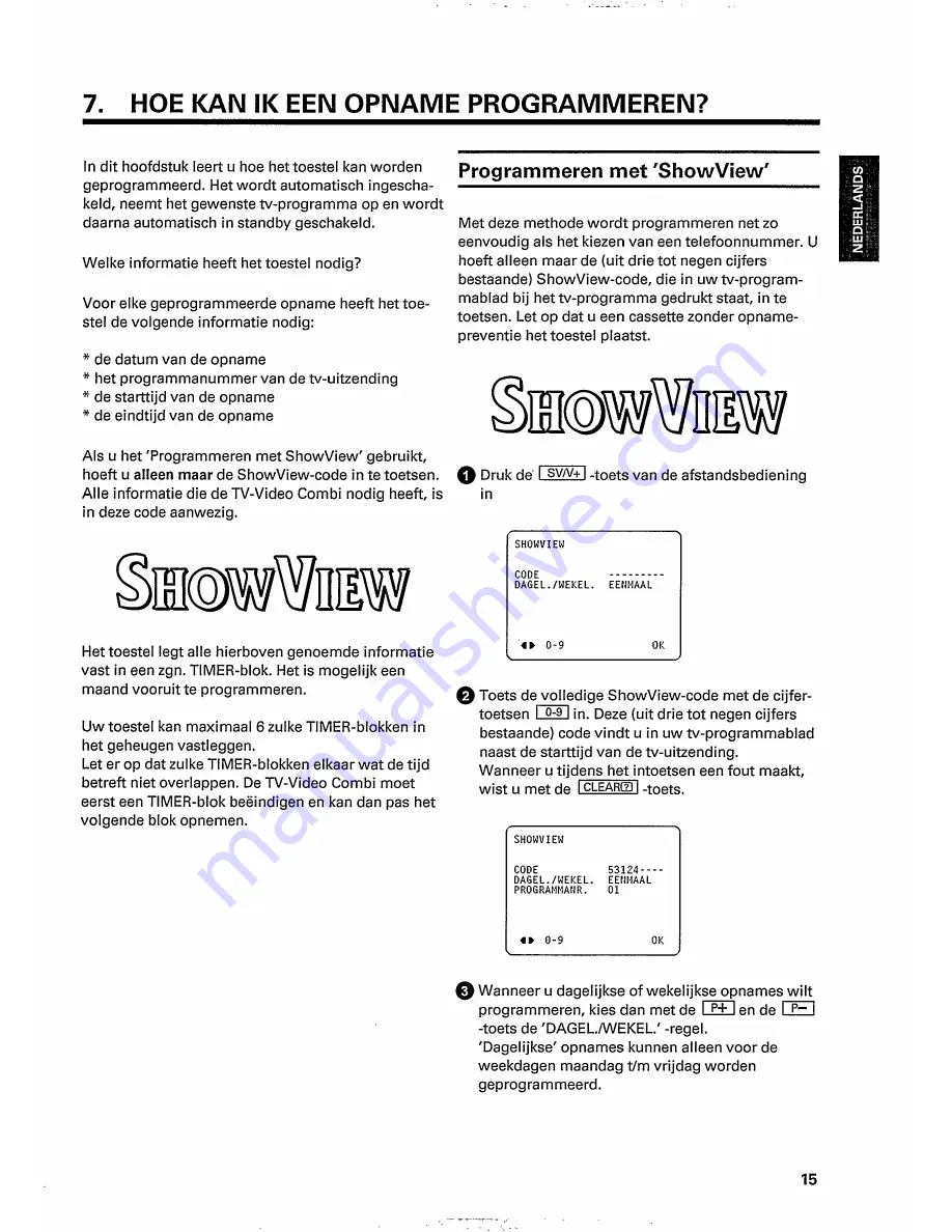 Philips 37TR126 (Dutch) Manual Download Page 17