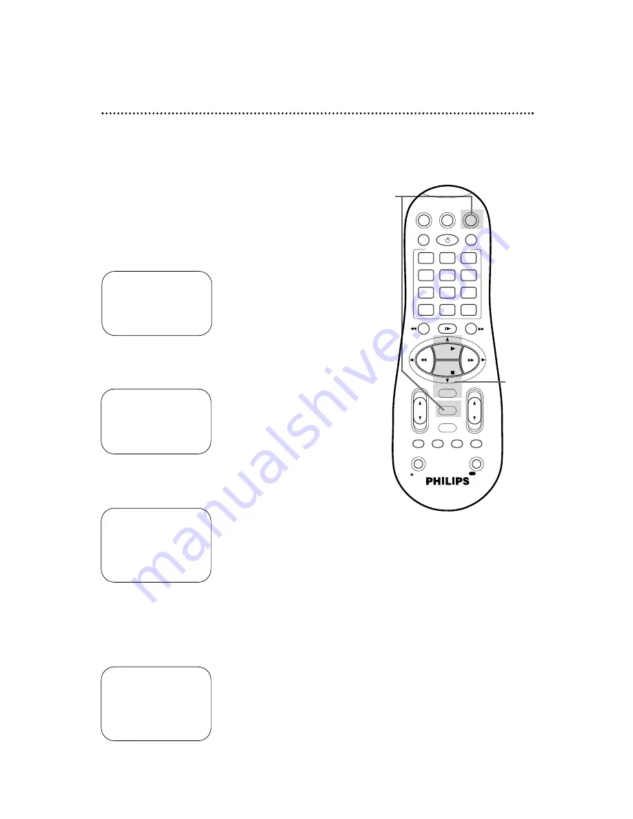 Philips 4 HD S VHS HIFI VCR C3 VR960BPH Owner'S Manual Download Page 50