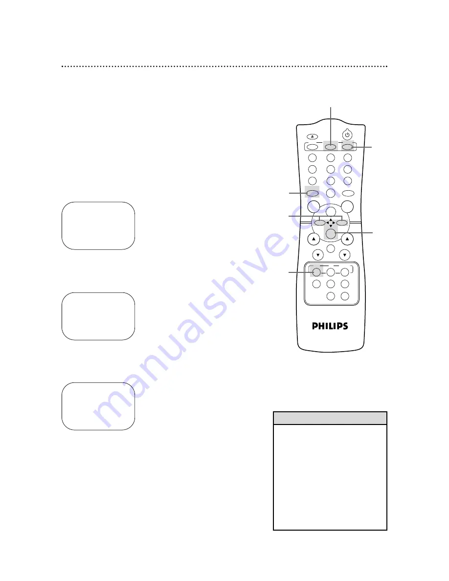 Philips 4-HEAD HI-FI VCR VR620CAT Owner'S Manual Download Page 36