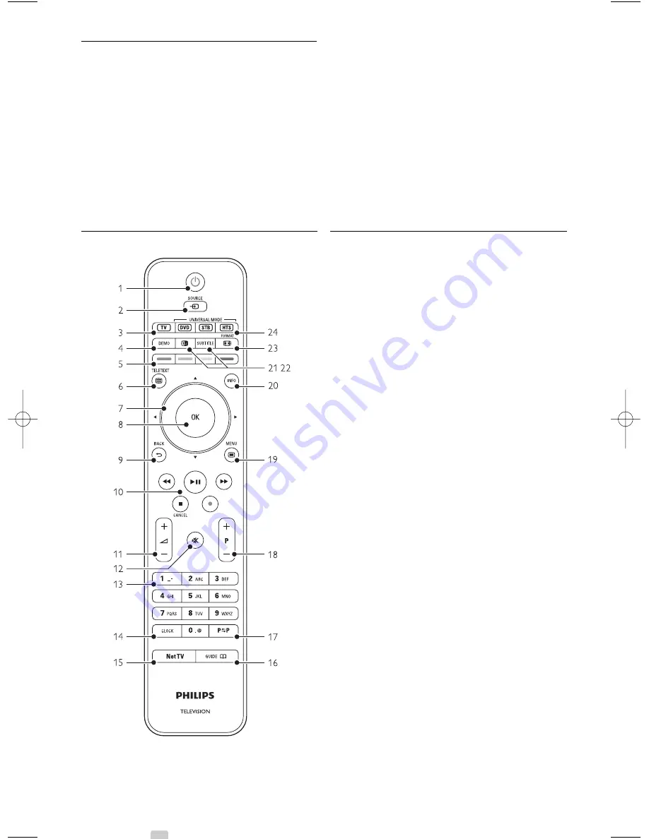 Philips 42PFL7503 Скачать руководство пользователя страница 12