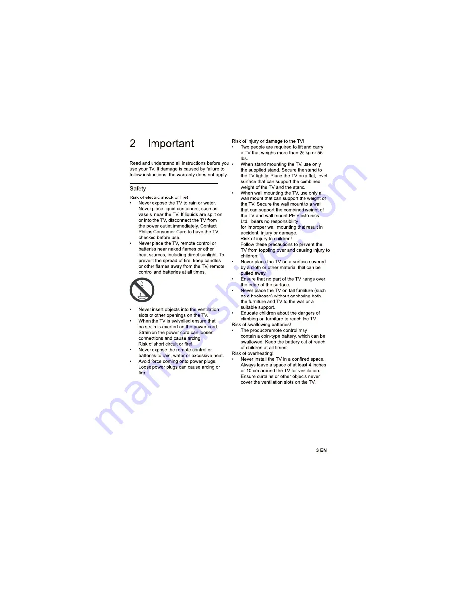 Philips 43PFL6572/V7 User Manual Download Page 5