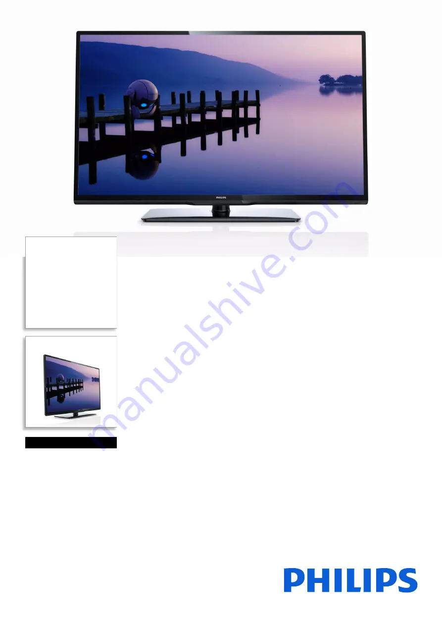 Philips 46PFL3008D Specifications Download Page 1