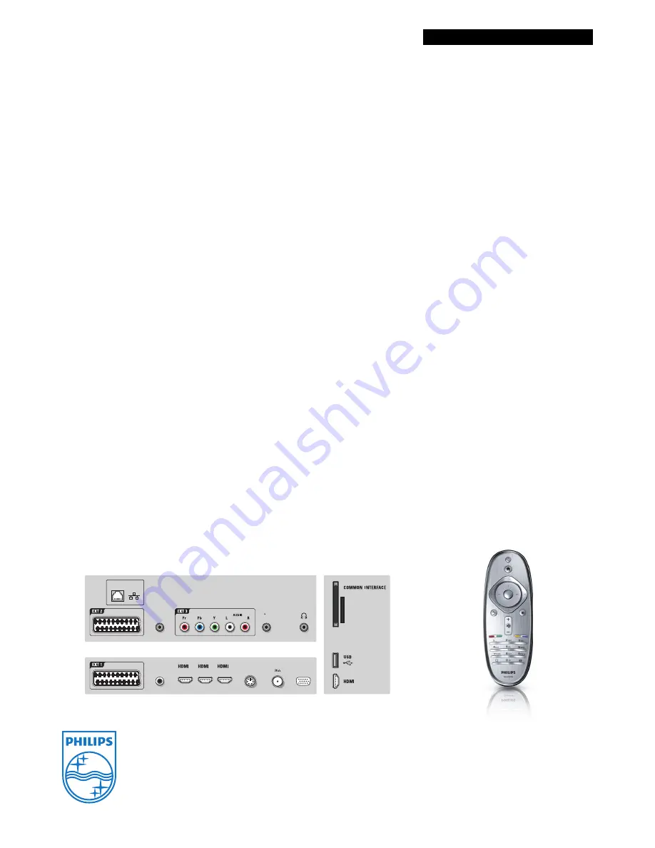 Philips 46PFL8605H Brochure Download Page 3