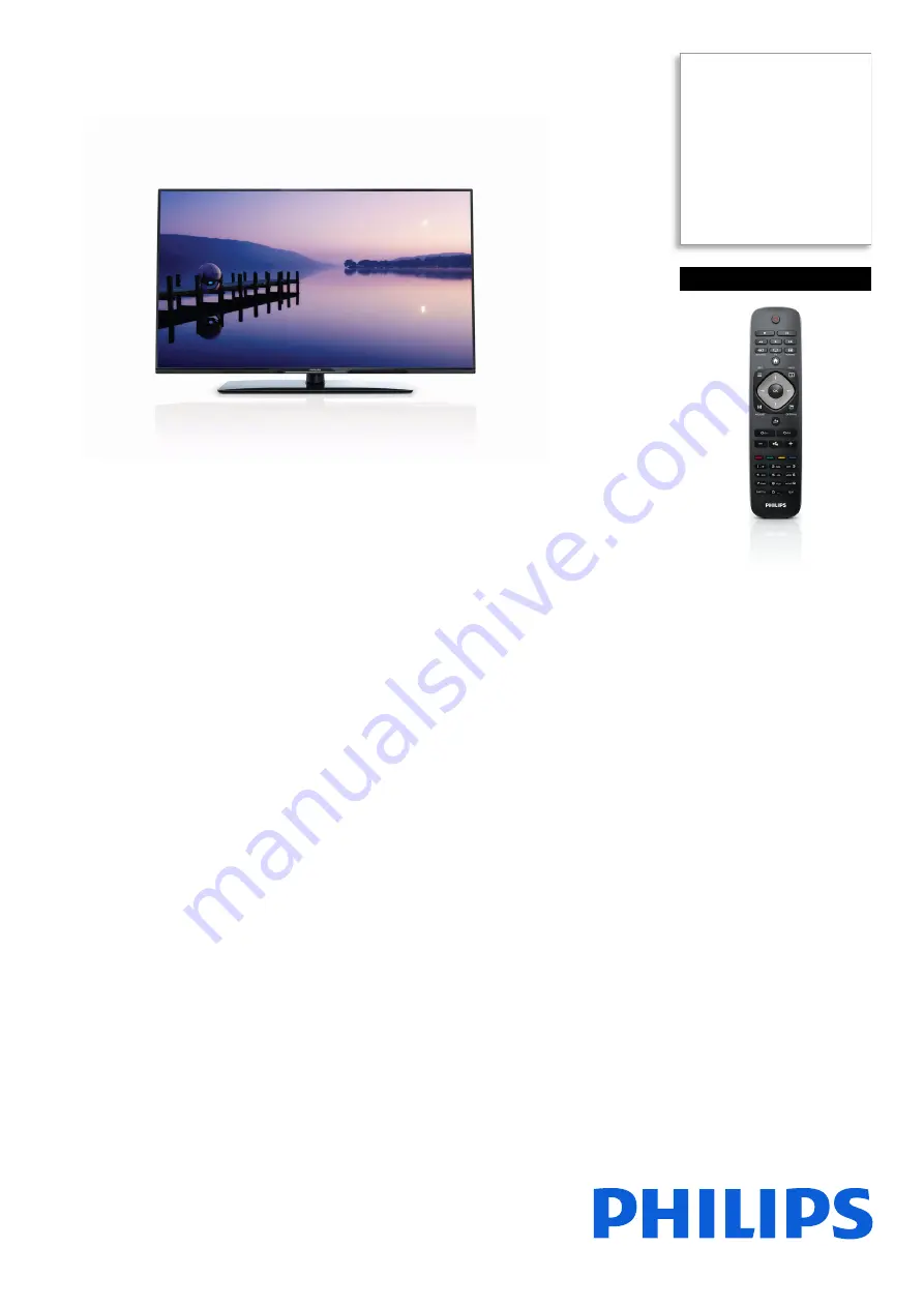 Philips 47PFL3188H/12 Quick Manual Download Page 1