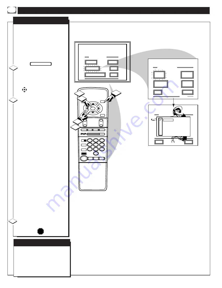 Philips 50YP43 (Spanish) Manual Download Page 8