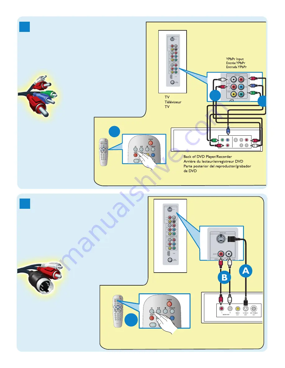 Philips 51-PROJECTION HDTV PIXEL PLUS 51PP9200D User Manual Download Page 4