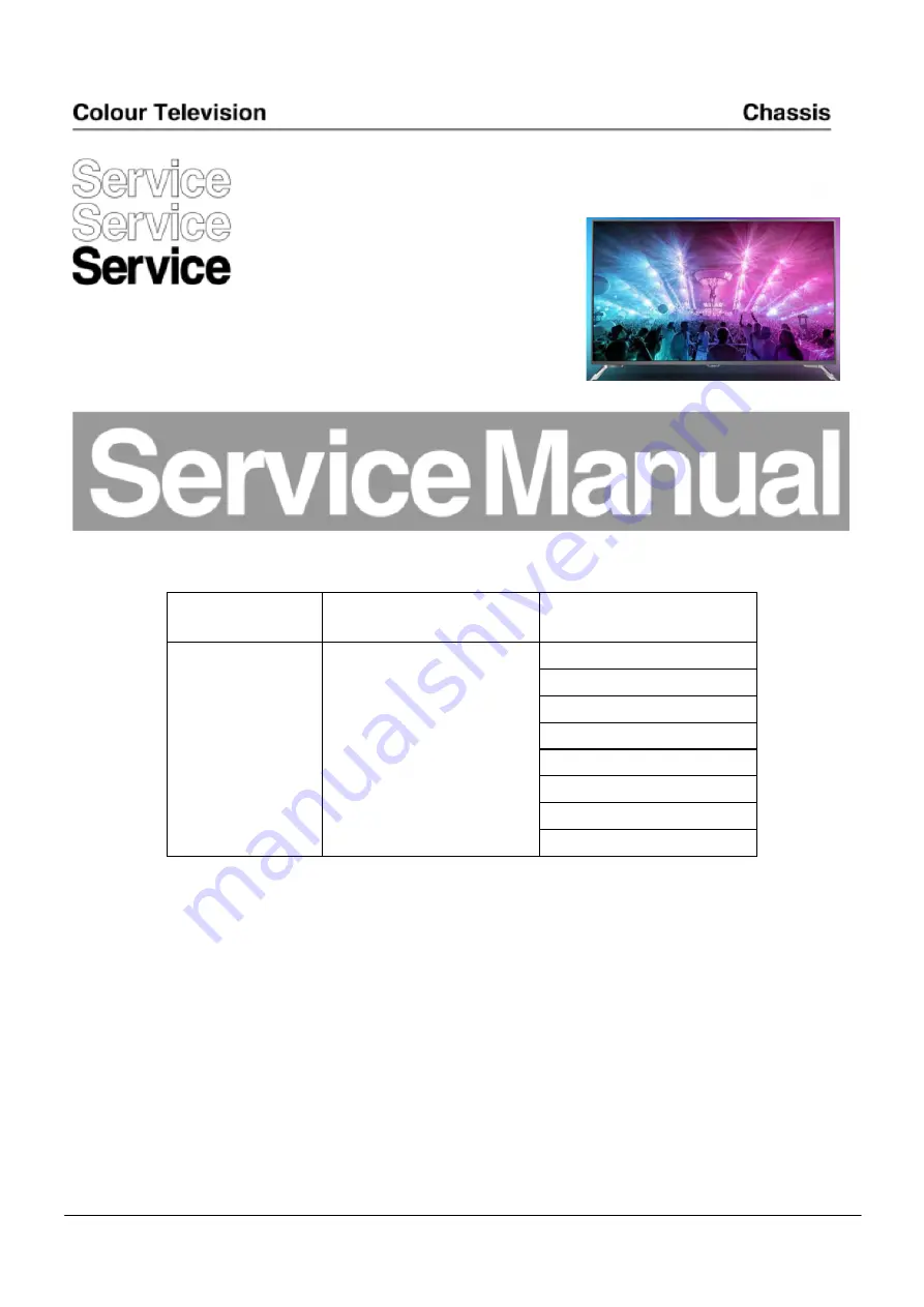 Philips 55POS9002/05 Service Manual Download Page 1