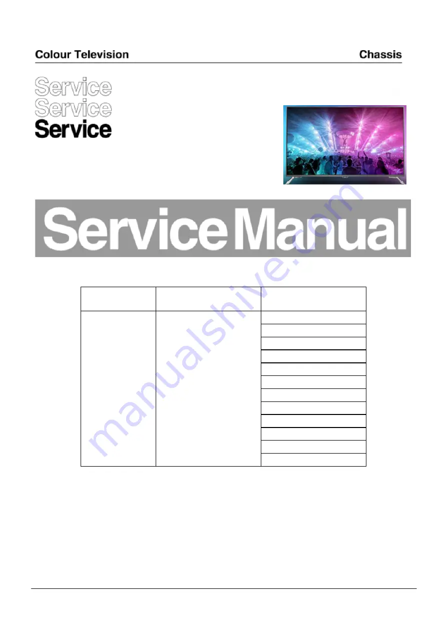 Philips 55POS9002/12 Service Manual Download Page 1