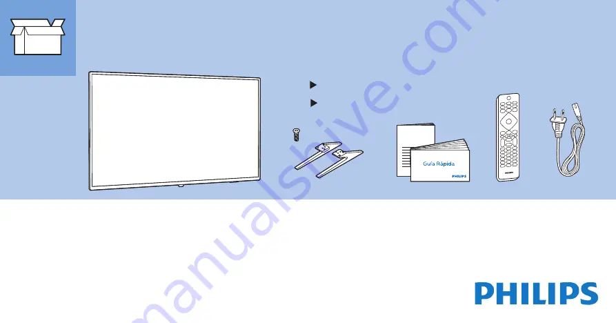 Philips 55PUT6703/57 Quick Start Manual Download Page 1