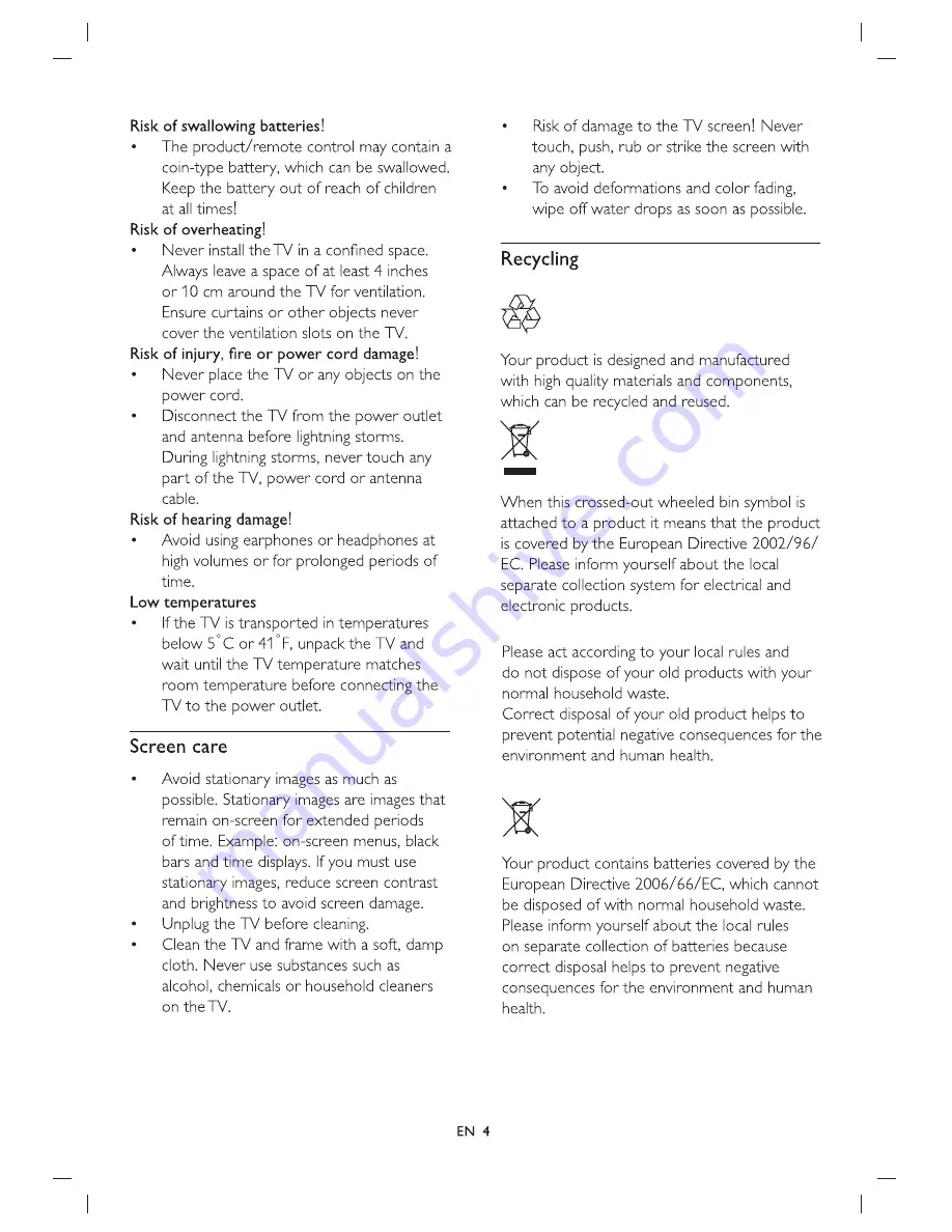 Philips 5800 SERIES User Manual Download Page 6