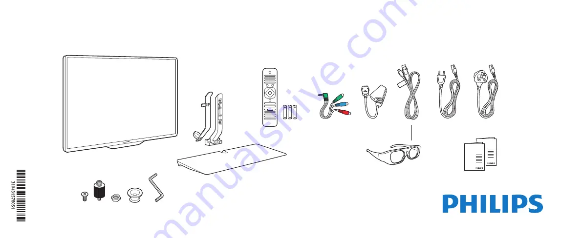 Philips 60PFL9607S Manual Download Page 1