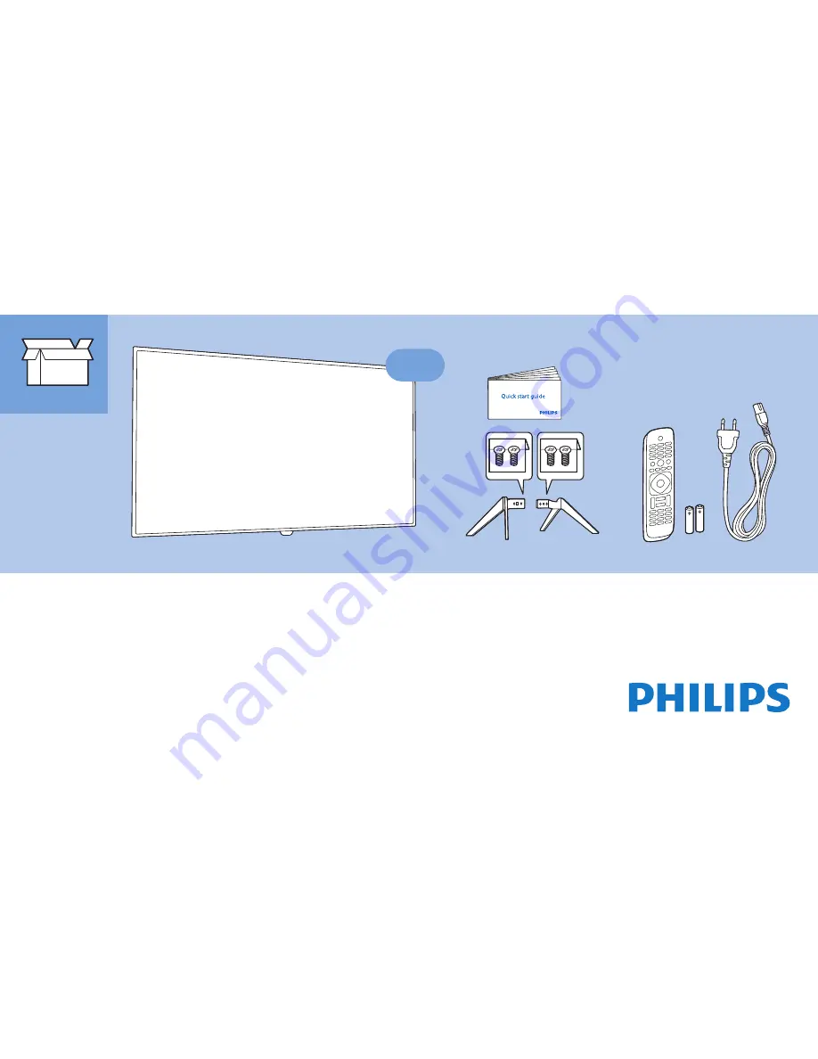 Philips 6121 series Quick Start Manual Download Page 1