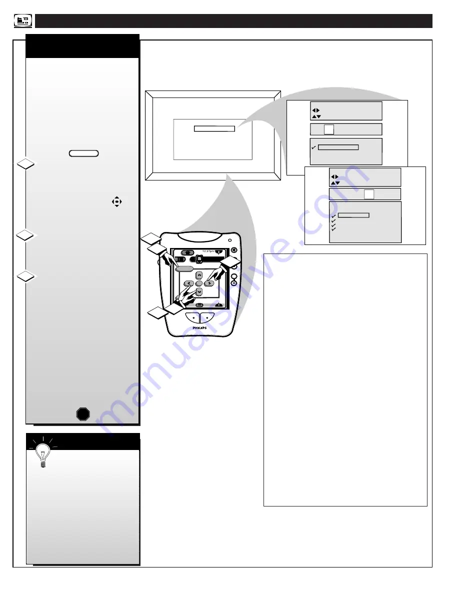 Philips 64PH9905 Instructions For Use Manual Download Page 50