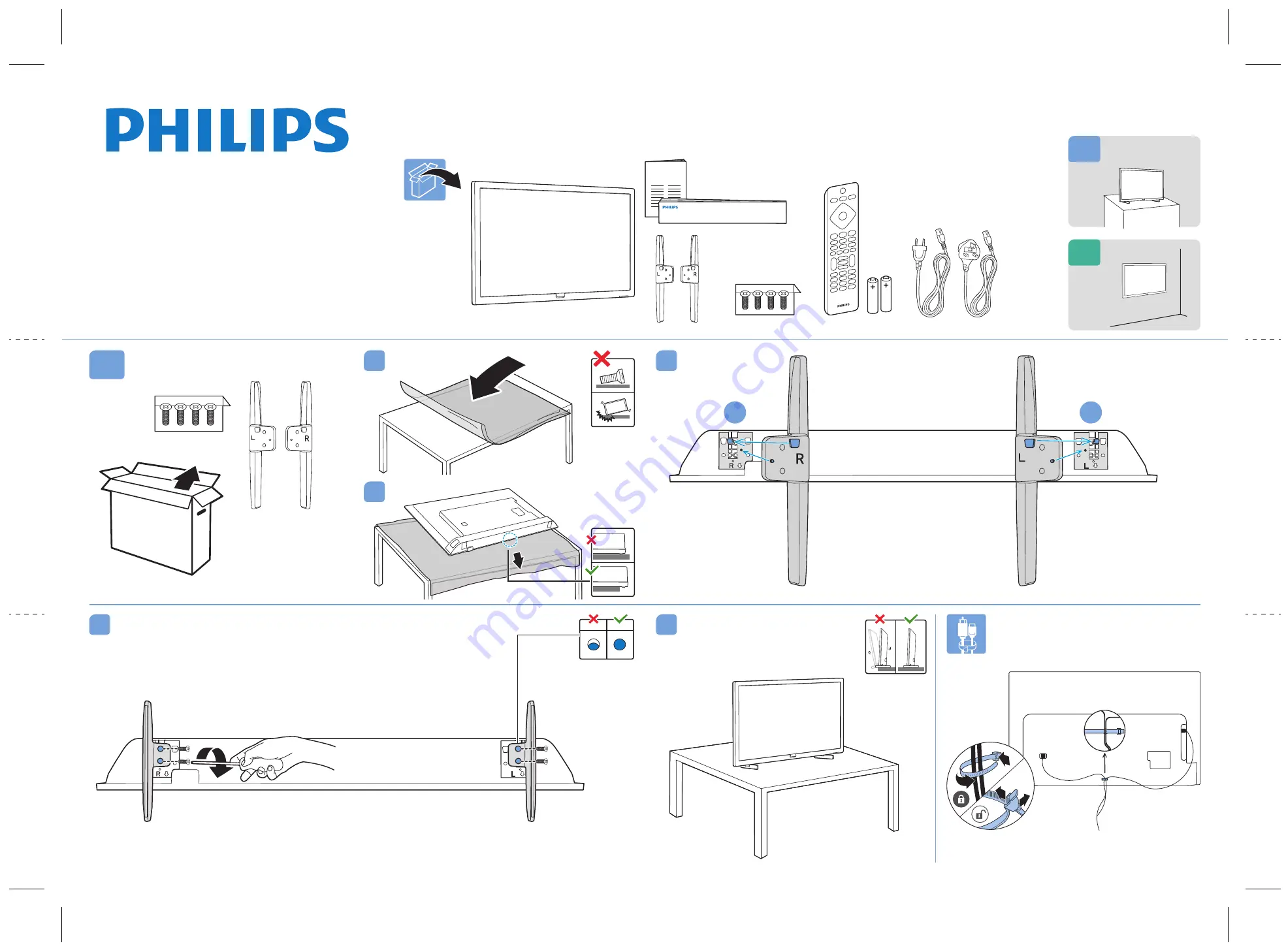 Philips 6805 Series Quick Start Manual Download Page 1