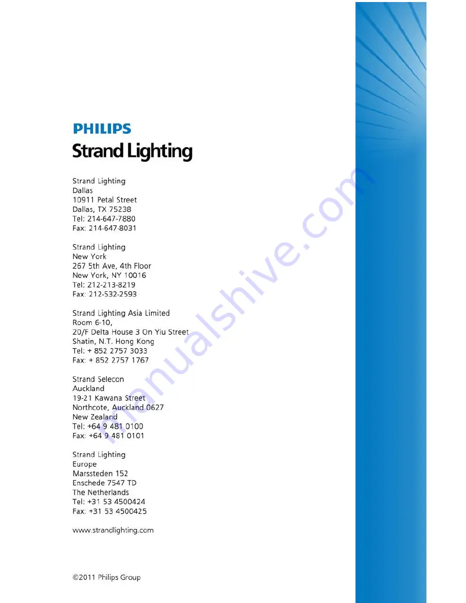 Philips 71361 Installation & Operation Manual Download Page 12