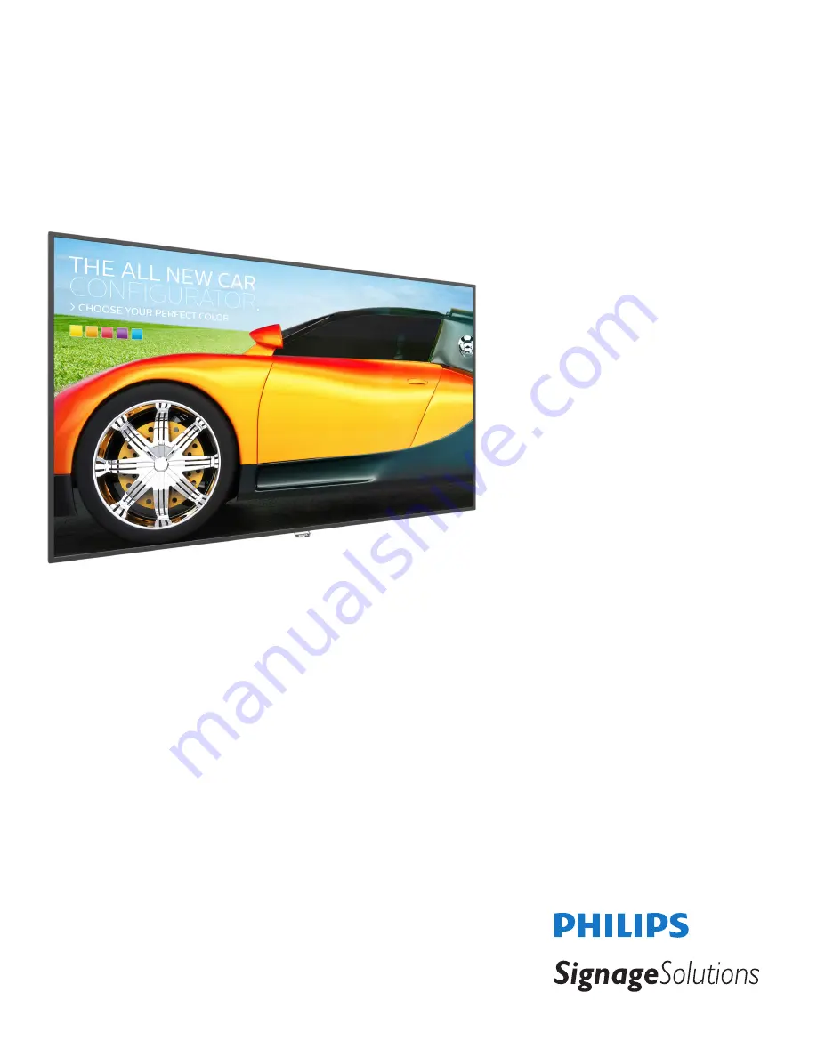 Philips 75BDL3050Q User Manual Download Page 1