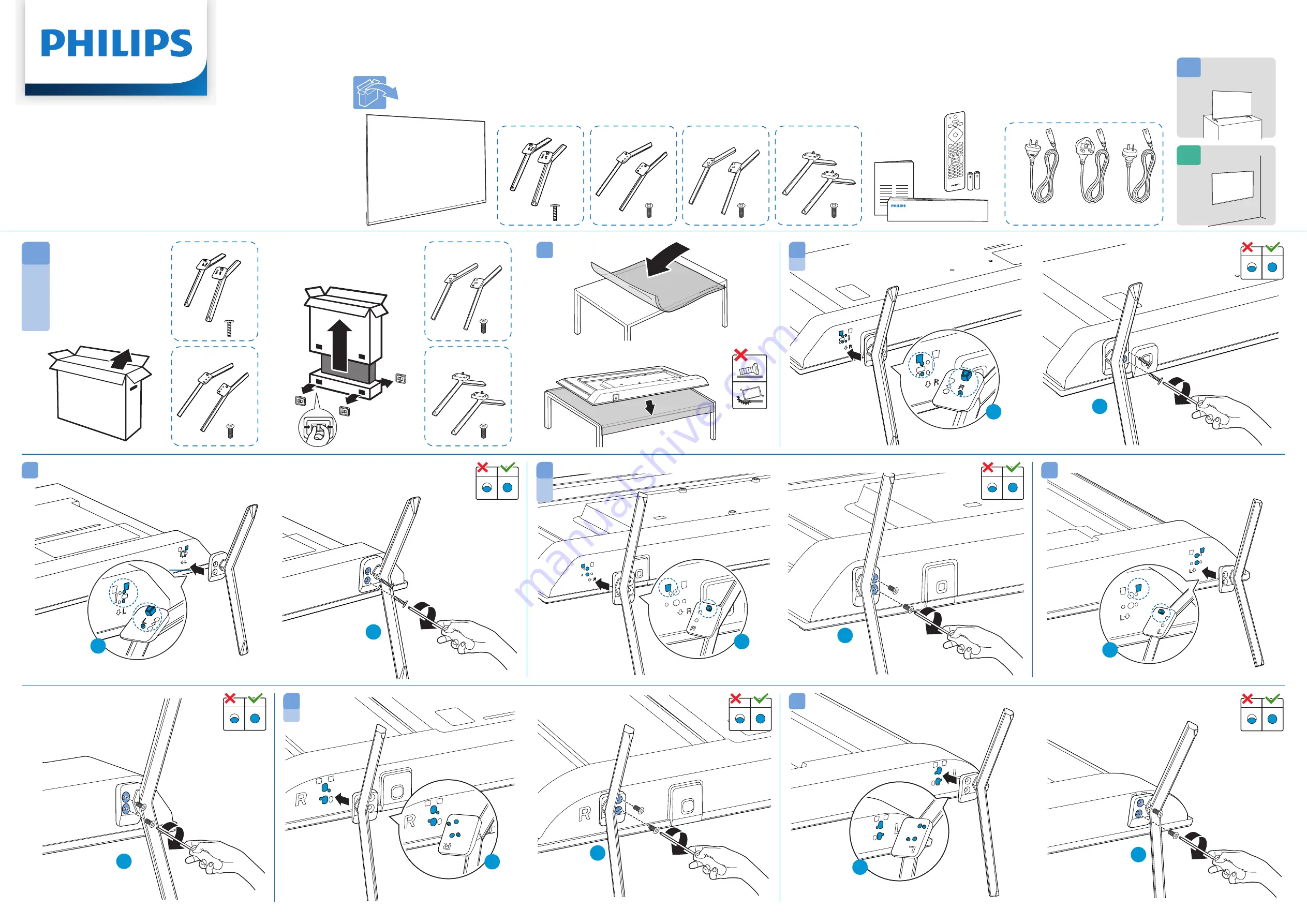 Philips 8100 series Quick Start Manual Download Page 1