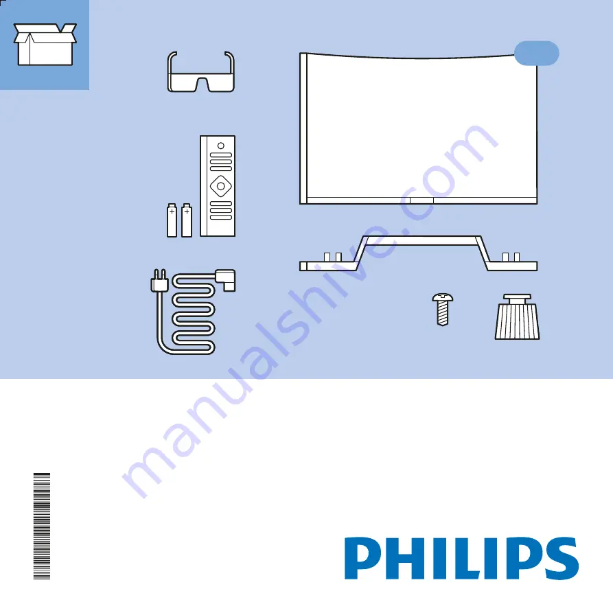 Philips 8900 series Quick Start Manual Download Page 1